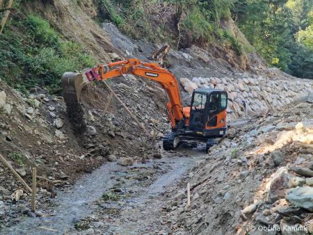 Sanacijska obnova vodotokov in hudournikov po poplavah (1)
